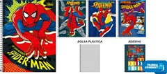 CADERNO CAPA DURA UNIVERSITÁRIO TILIBRA SPIDER FIT 1M 80F