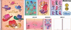 CADERNO CAPA DURA UNIVERSITÁRIO TILIBRA CONN WEST GIRL 80F