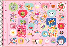 CADERNO CARTOGRAFIA CAPA DURA ESPIRAL TILIBRA HUG ME 80F