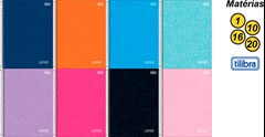 CADERNO CAPA DURA UNIVERSITÁRIO TILIBRA LUNIX 10M 160F