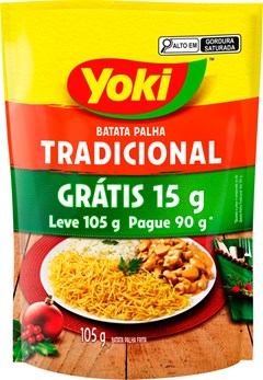 BATATA PALHA YOKI LEVE 105G PAGUE 90G