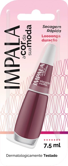 ESMALTE IMPALA BLISTER CREMOSO COR MODA ELEGANTE