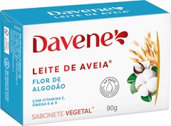 SABONETE DAVENE LEITE DE AVEIA 90G ALGODÃO