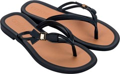 SANDÁLIA GRENDHA RASTEIRA SOFISTICADA PRETO 33/34