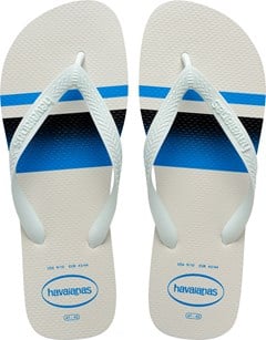 SANDÁLIA HAVAIANAS TOP BASIC BRANCO/AZUL 43/44