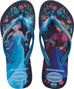 SANDÁLIA HAVAIANAS KIDS SLIM PRINCESS AZUL 27/28
