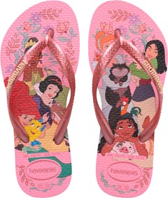 SANDÁLIA HAVAIANAS KIDS SLIM PRINCESS ROSA 29/30