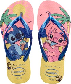 SANDÁLIA HAVAIANAS KIDS SLIM DISNEY BUTTERCREAM 27/28