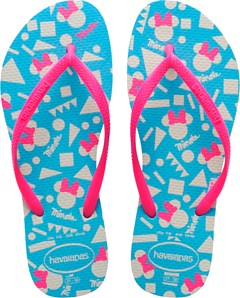 SANDÁLIA HAVAIANAS SLIM DISNEY AZUL/ROSA 39/40