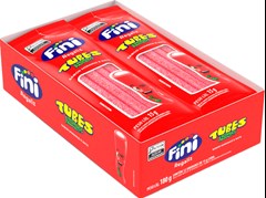 BALA GELATINA FINI 15G TUBES MORANGO CITRICO