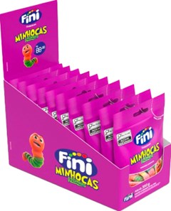 BALA GELATINA FINI 35G MINHOCAS CITRICA