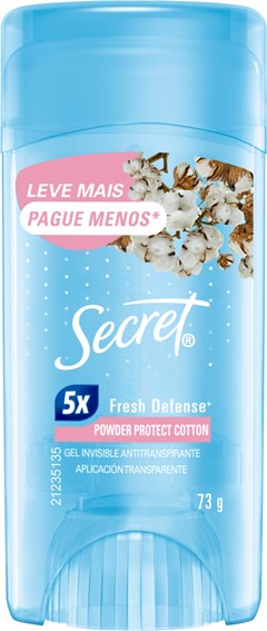 DESODORANTE SECRET GEL 73G COTTON