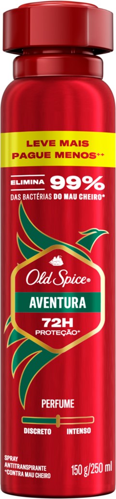 DESODORANTE AEROSOL OLD SPICE 250ML AVENTURA