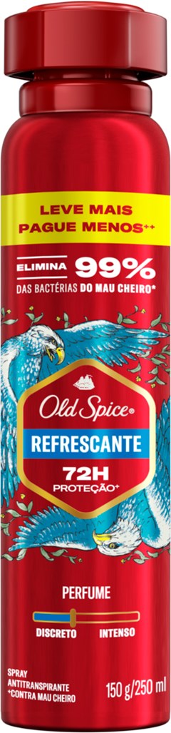 DESODORANTE AEROSOL OLD SPICE 250ML REFRESCANTE