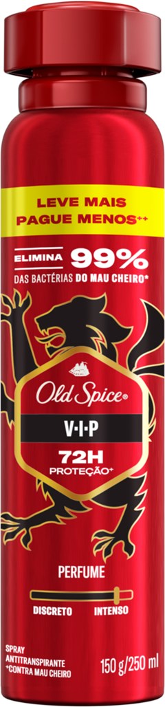 DESODORANTE AEROSOL OLD SPICE 250ML VIP