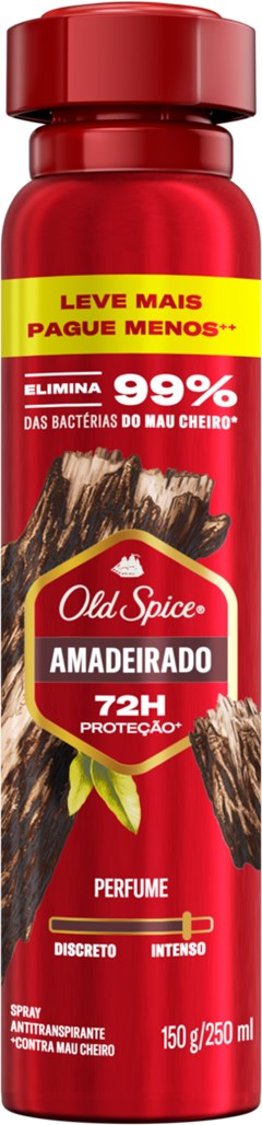 DESODORANTE AEROSOL OLD SPICE 250ML AMADEIRADO