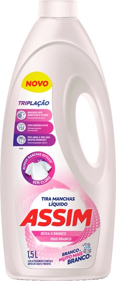 TIRA MANCHAS ASSIM 1,5LT ROUPA BRANCA