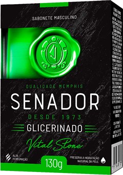 SABONETE SENADOR 130G GLICER VITAL STONE
