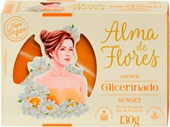 SABONETE ALMA FLORES 130G GLICER ALMA FLORES