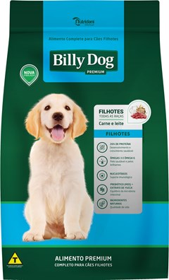 RAÇÃO CÃO BILLY DOG PREMIUM FILHOTE 25KG