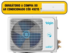 CONDESADORA ELGIN HIGH WALL INVERTER II ECO WIFI 9000 BTU 220 VOLTS