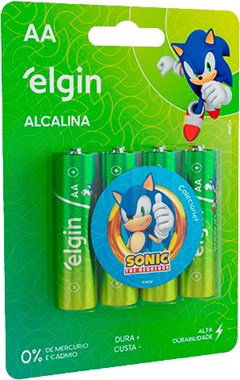 PILHA ELGIN ALCALINA AA BLISTER