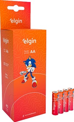 PILHA ELGIN ZINCO AA PEQUENA TUBO