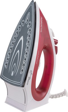 FERRO DE PASSAR AGRATTO BRAVO CERAMICO BRANCO/VERMELHO 1250 WATTS 220 VOLTS