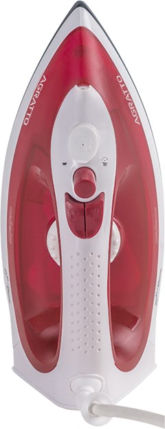 FERRO DE PASSAR AGRATTO BRAVO CERAMICO BRANCO/VERMELHO 1250 WATTS 220 VOLTS