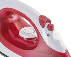 FERRO DE PASSAR AGRATTO BRAVO CERAMICO BRANCO/VERMELHO 1250 WATTS 220 VOLTS
