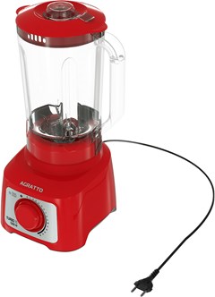 LIQUIDIFICADOR AGRATTO TURBO 15 VELOCIDADES VERMELHO 3,2 LITROS 1200 WATTS 220 VOLTS