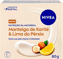SABONETE NIVEA 80G VEG MANTEGA KARITE E LIMA DA PÉRSIA