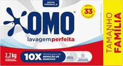 SABÃO EM PÓ OMO 2,2KG LAVAGEM PERFEITA