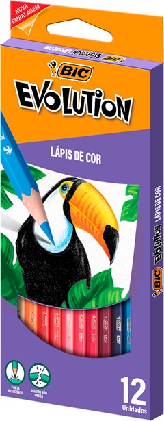 LAPIS DE COLORIR EVOLUTION 12 CORES