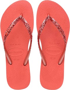 SANDÁLIA HAVAIANAS SLIM GLITTER ROSA CANYON C 35/36