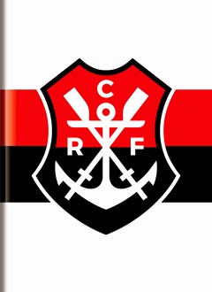 CADERNO CAPA DURA COSTURADO UNIVERSITARIO FLAMENGO 80FLS