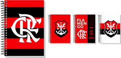 CADERNO CAPA DURA UNIVERSITARIO FLAMENGO 10MT 160FLS