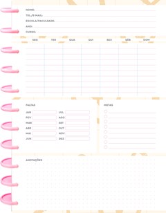CADERNO CAPA DURA UNIVERSITARIO KIT DISC EMOTIONS 10M 160F