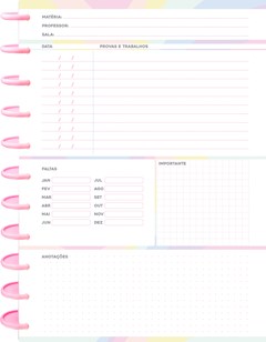 CADERNO CAPA DURA UNIVERSITARIO KIT DISC LIGTH 10M 160F