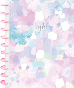 CADERNO CAPA DURA UNIVERSITARIO KIT DISC LIGTH 10M 160F