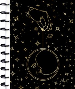 CADERNO CAPA DURA UNIVERSITARIO KIT DISC MYST 10M 160F