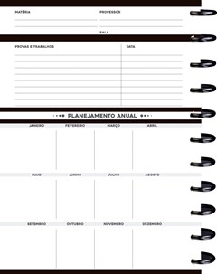 CADERNO CAPA DURA UNIVERSITARIO KIT DISC STYLUS 10M 160F