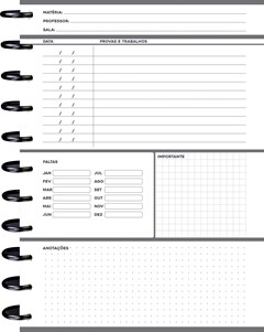 CADERNO CAPA DURA UNIVERSITARIO KIT DISC STYLUS 10M 160F