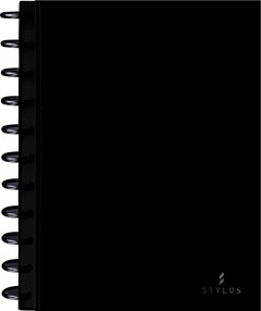 CADERNO CAPA DURA UNIVERSITARIO KIT DISC STYLUS 10M 160F