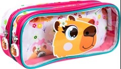 ESTOJO ESCOLAR KIT RETANGULAR INFANTIL CAPIVARA