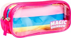 ESTOJO ESCOLAR KIT RETANGULAR INFANTIL MAGIC RAINBOW