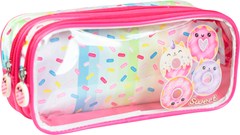 ESTOJO ESCOLAR KIT RETANGULAR INFANTIL SWEET DONUTS