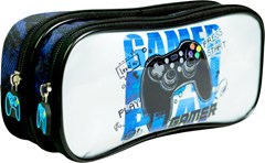 ESTOJO ESCOLAR KIT RETANGULAR DUPLO INFANTIL M GAMER
