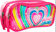 ESTOJO ESCOLAR KIT RETANGULAR INFANTIL MAGIC COLORS