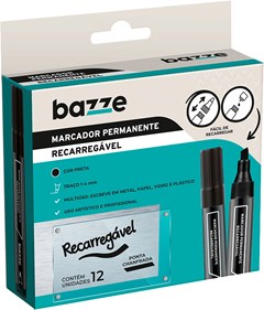 MARCADOR PERMANENTE BAZZE PRETO
